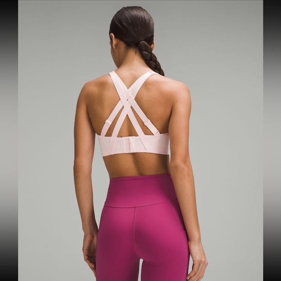 NWOT Lululemon Sports Bra Size 38D Purple Energy Bra High Support - Picture 2 of 8